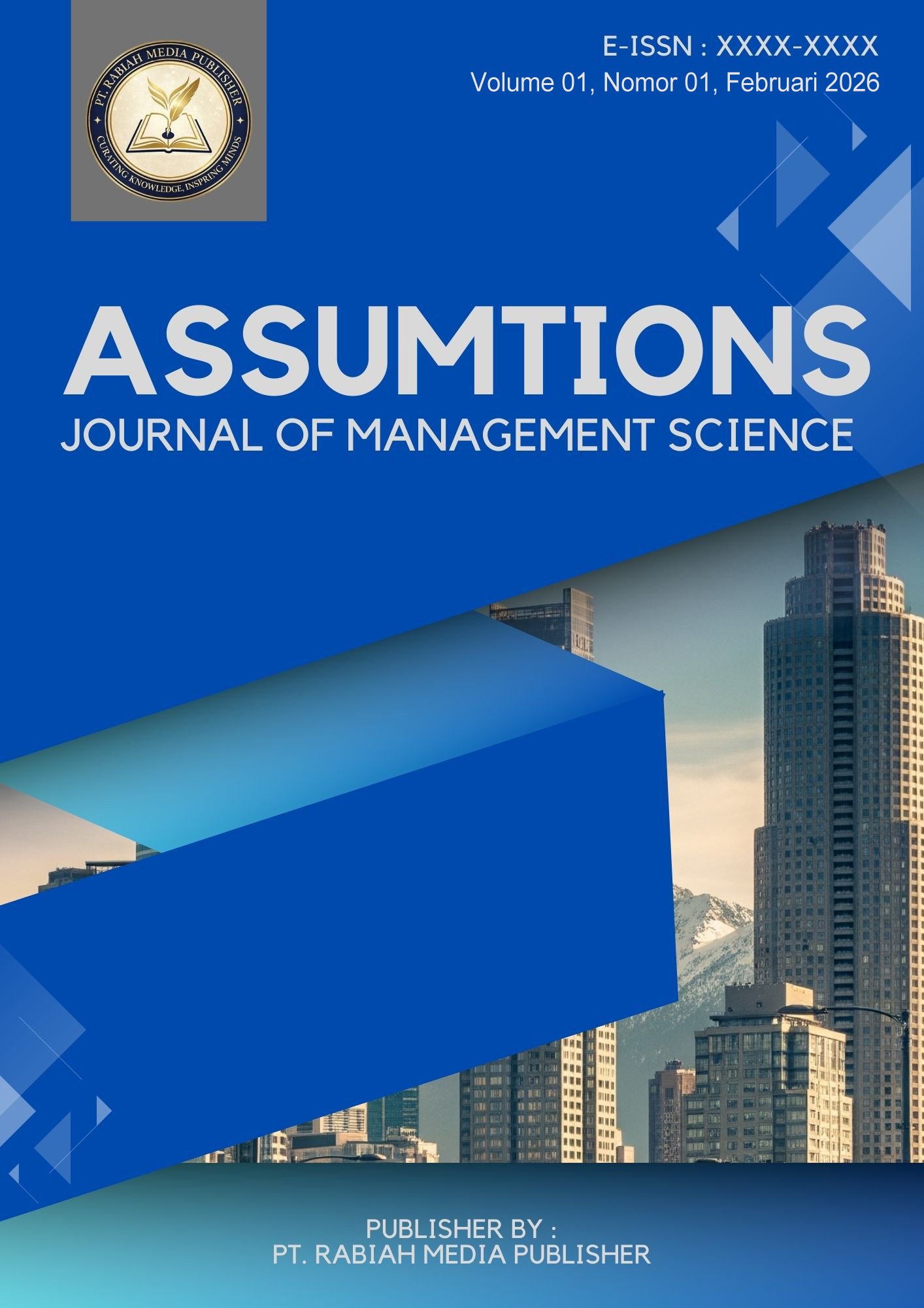 					View Vol. 1 No. 02 (2026): ASSUMTIONS: Journal Of Management Science
				