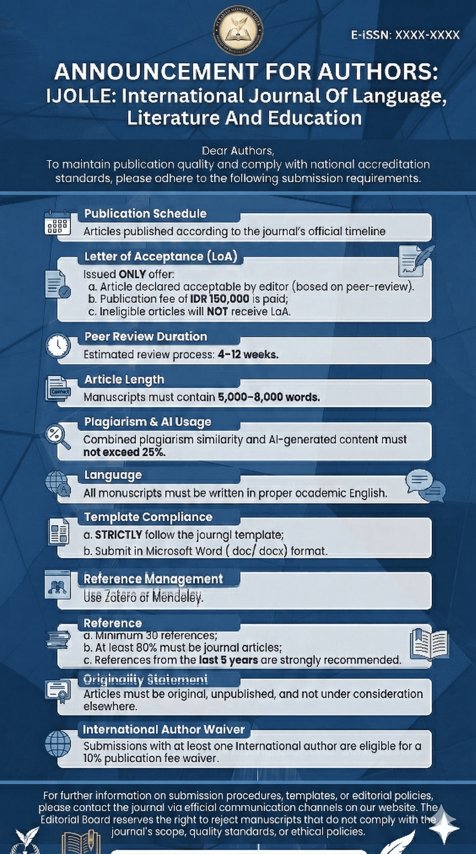 Publication workflow poster