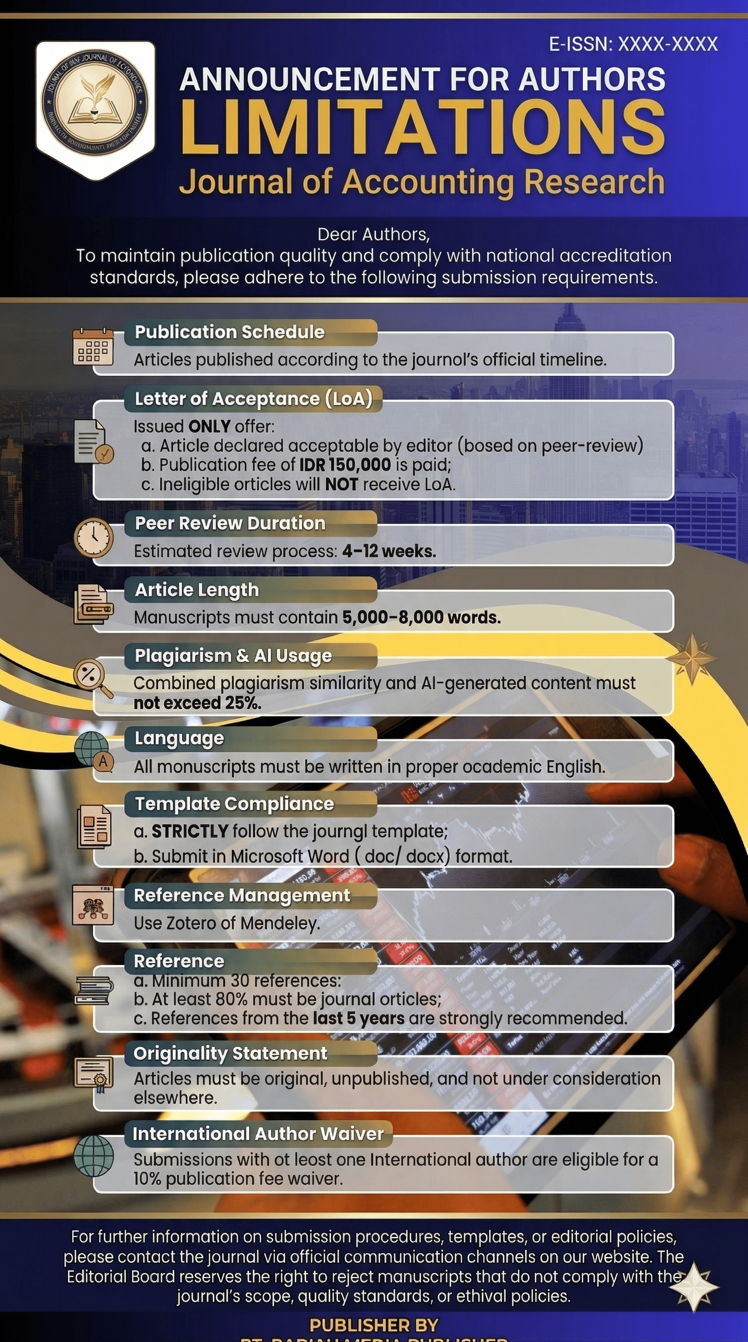 Publication workflow poster